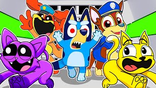 CATNAP and HAPPY Escape DOG Prison! (Bluey, DogDay, Paw Patrol & MORE!)