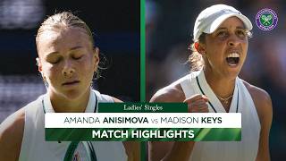 Brilliant hitting! Amanda Anisimova vs Madison Keys | Match Highlights | Wimbledon 2026