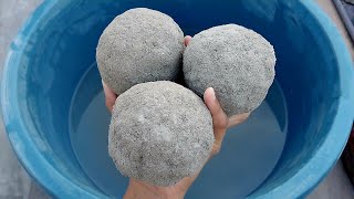 New 50+Reuse cement pure dirt balls dipping&Crumbling in Water ❤️
