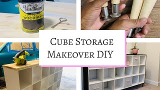 DIY CUBE STORAGE MAKEOVER