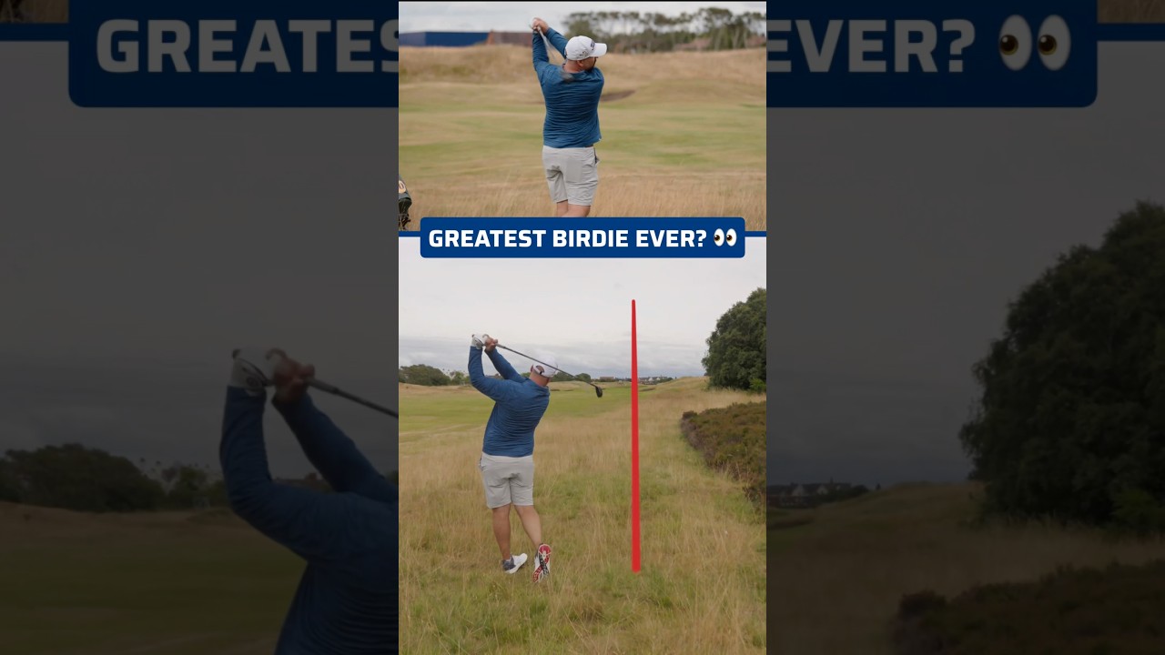 Could this be the greatest birdie of all time?? 🤯👀