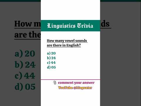 How many vowel