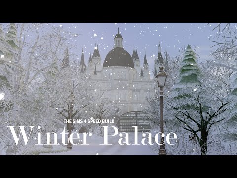 Winter Palace | The Sims 4 Speed Build [CC + links + tray files]