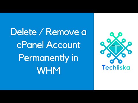 Delete / Remove a cPanel Account Permanently in WHM