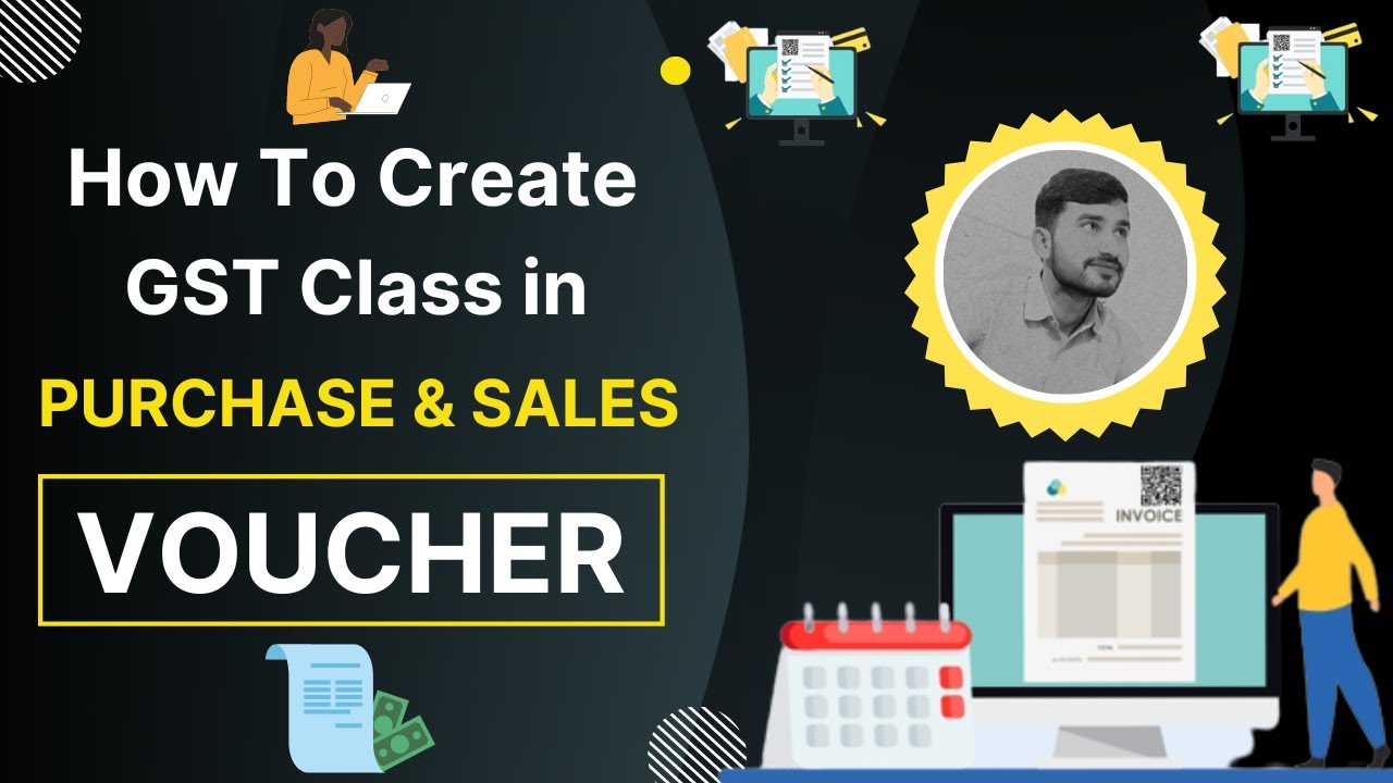 how to create gst class in sales and purchase voucher on tally prime ...