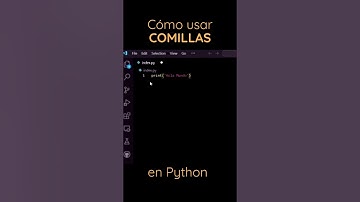 Comillas SIMPLES, DOBLES y TRIPLES en Python