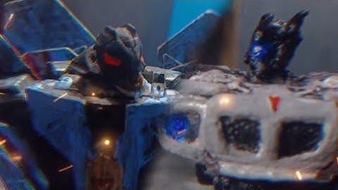 TransFormers stop motion Jazz vs thundercracker