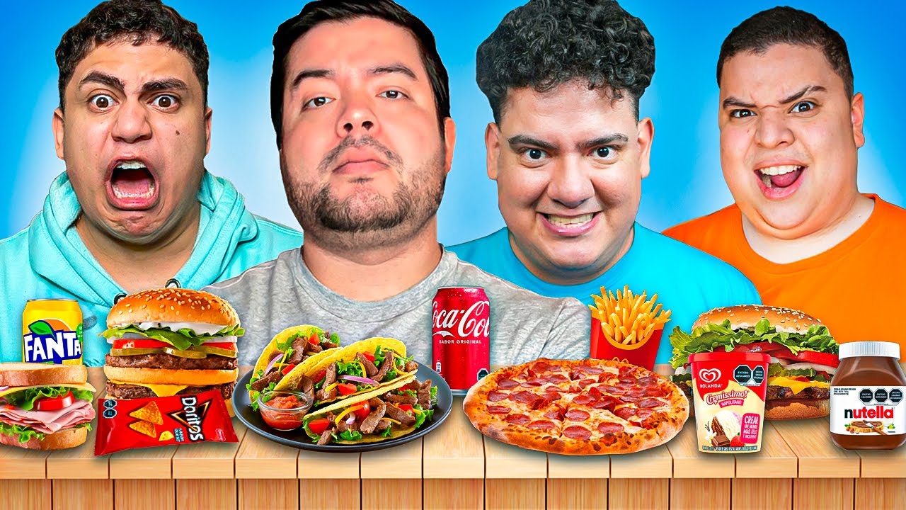 100 MIL CALORIAS en UNA HORA!!! HECTOR se VOMITA.