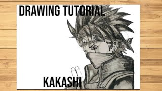 HOW TO DRAW KAKASHI HATAKE | NARUTO SKETCH TUTORIAL ✍️🔥🔥