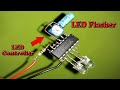 Simple LED Flasher With Controller Circuit Using CD4047 IC