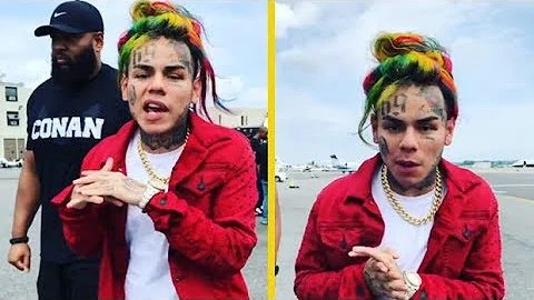 6IX9INE Jumps On His First Private Jet Going To Miami!