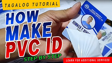HOW TO MAKE PVC ID ADDITIONAL SERVICEs (STEP by STEP) | TAGALOG TUTORIAL