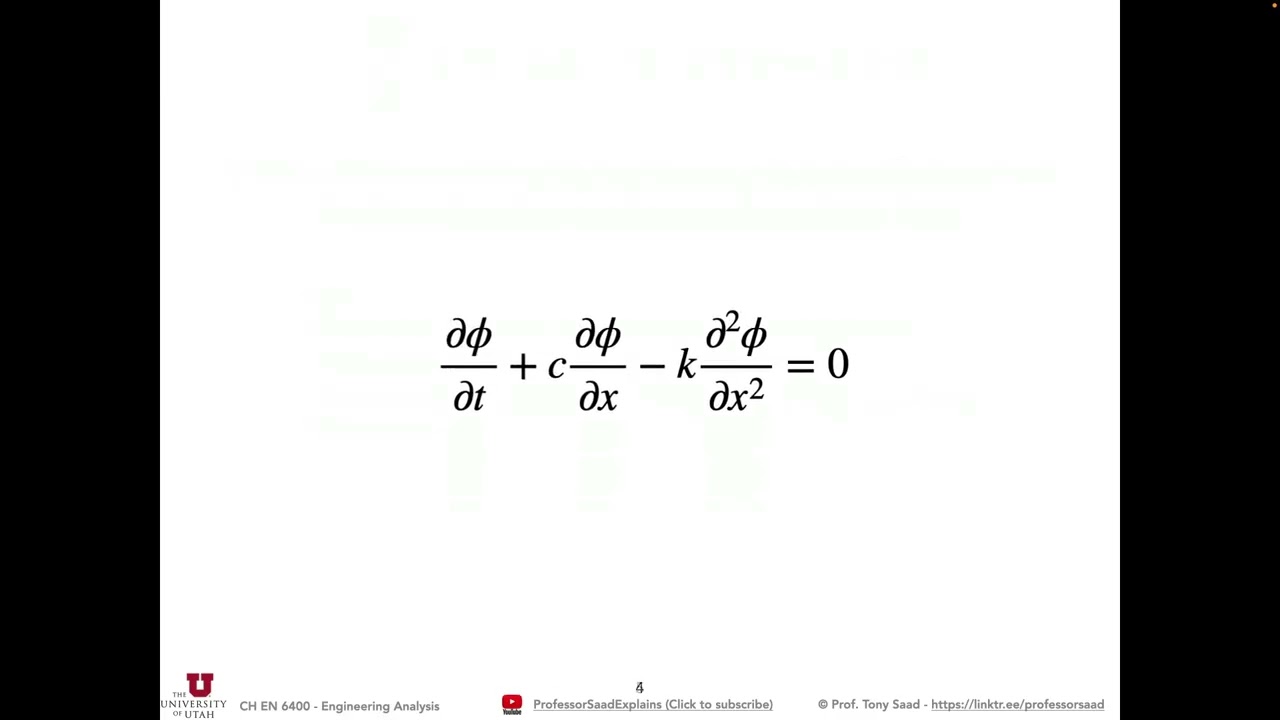 CH EN 6400: What is advection?