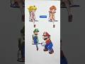 Super Mario Galaxy Mario Easy Paper Puzzle Game | Paper Craft Ideas #mario #luigi #artandcraft