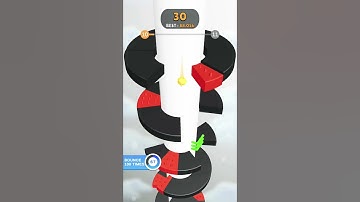 Black 🖤 and  red ♥️ stackball amazing 😍 wow 😳 #stackable #ballgames #stackgame  #gaming #stackball