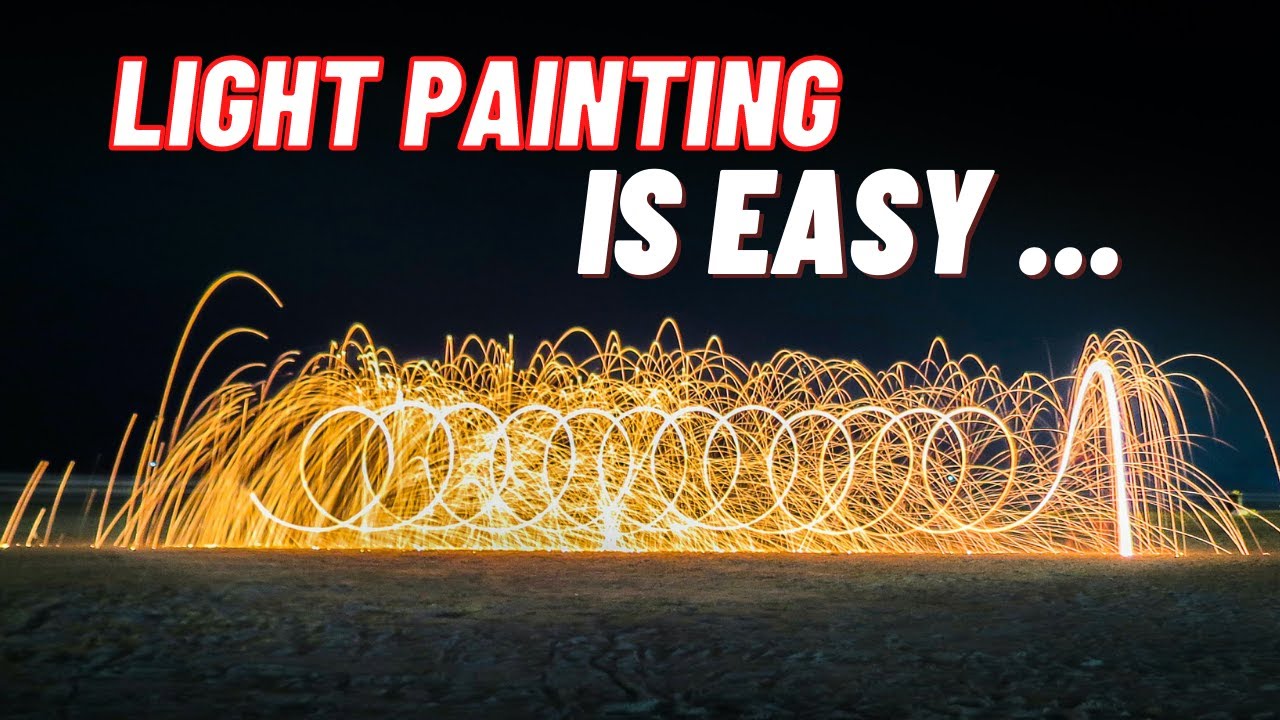 Easy Light Painting Photography Tutorial - Lumix G9 - YouTube
