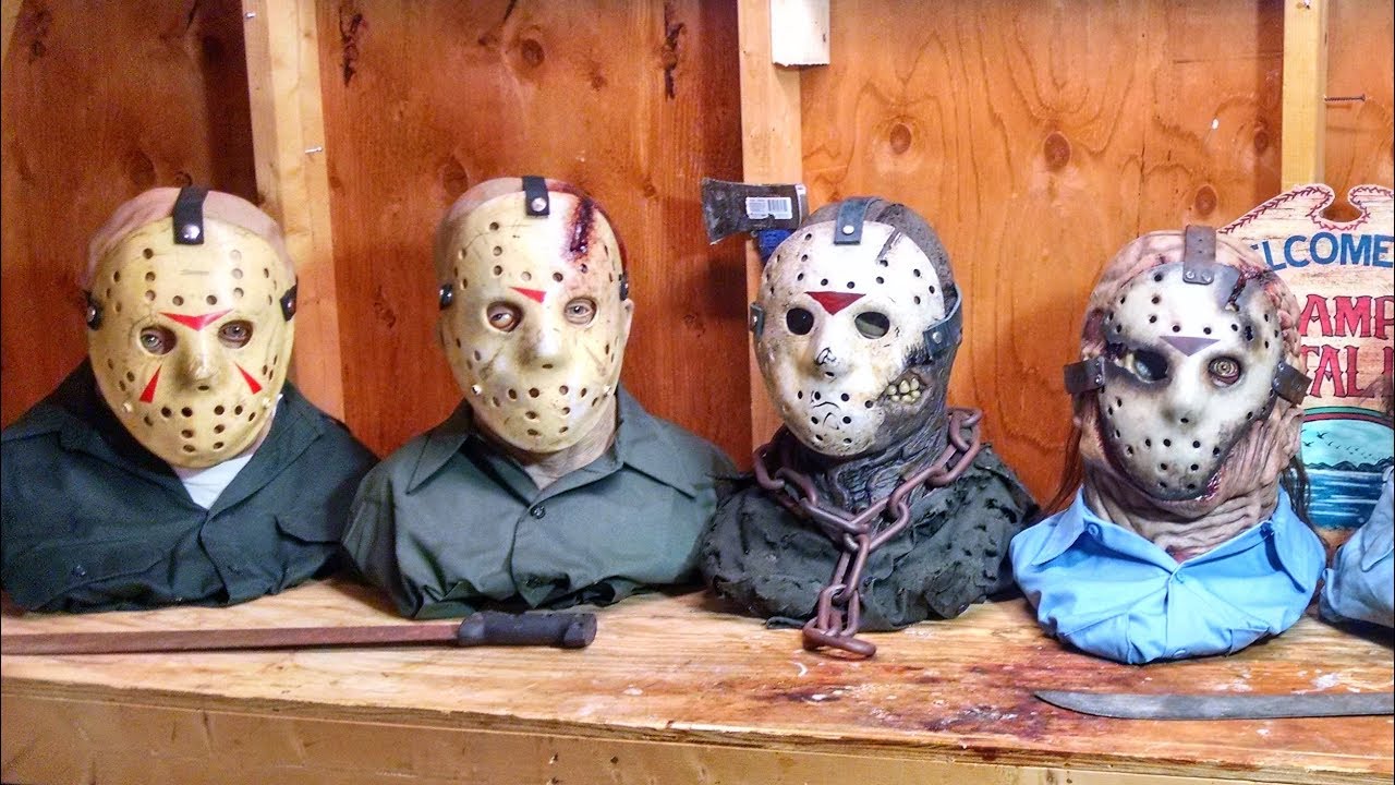 Friday The 13th Jason Voorhees Busts - YouTube