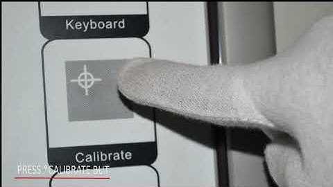 How to calibrate INTECH " INTERACTIVE WHITE BOARDS"