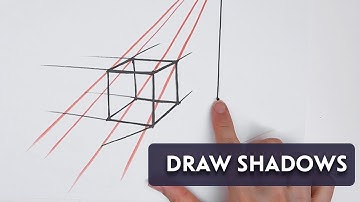 HOW TO DRAW PERSPECTIVE SHADOW, shadows from source PART I| Lakmus School