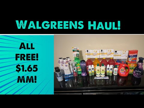 Walgreens haul! 5/26-6/1! Free and $1.65 MM! Finishing monthly boosters! Submitting for p&g rebate!