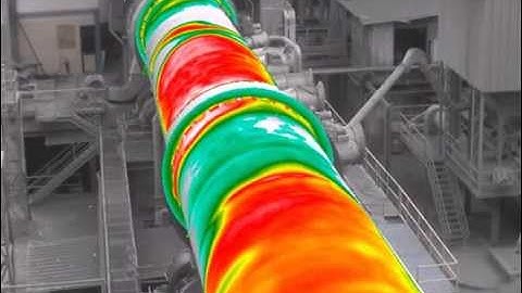 Infrared Blend - Thermal Imaging on a Cement Kiln