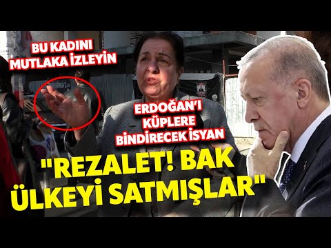 GÜNGÖREN'DE KADINDAN SOKAĞI İNLETEN ERDOĞAN İSYANI I Ağzına geleni söyledi I SOKAK RÖPORTAJI