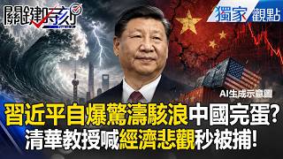 Xi Jinping admits to 'raging waves'—is China finished?! Tsinghua professor arrested for 'economic...