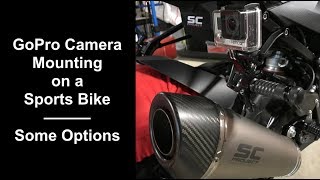 Where to Mount a GoPro Camera on a Sports Bike