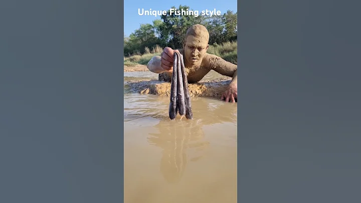 Unique Fishing Style. Best Fishing Method . big fish Catch in river deep water. #fish #fishing