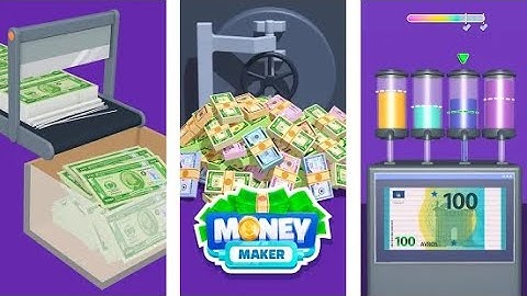 Money Maker 3D - Print Cash (by Rollic Games) - Android Game Gameplay