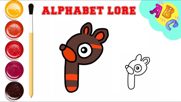 How To Draw Alphabet Lore - Super Form Letter O  Cute Easy Step By Step  Drawing Tutorial 