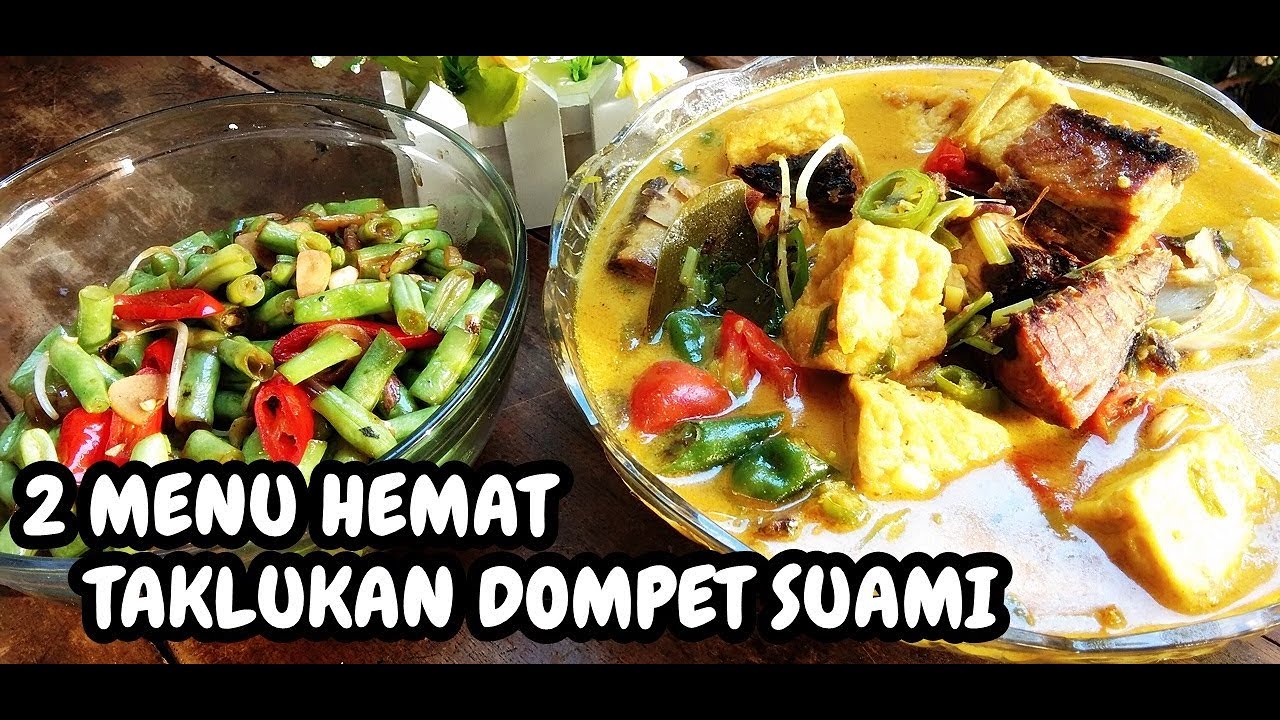 MENU SEHARI HARI DALAM SEMINGGU TONGKOL KUAH SANTAN 