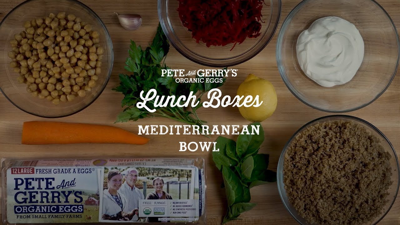 certified organic wine Lunch Box Recipes: Mediterranean Bowls | Pete and Gerry's Organic Eggs