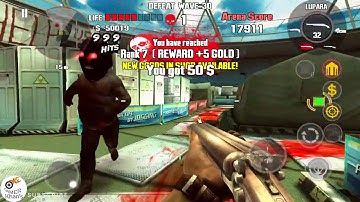 Dead Trigger ( Stadium of Dead Mission | Action Zombie Shooting | Gameplay | HD 1080p Android, iOS ]