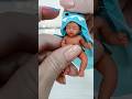 Realistic Mini Silicon Baby Routine 🦈🍼 Zuru My Mini Baby Series 2 #shorts #minibaby #miniature