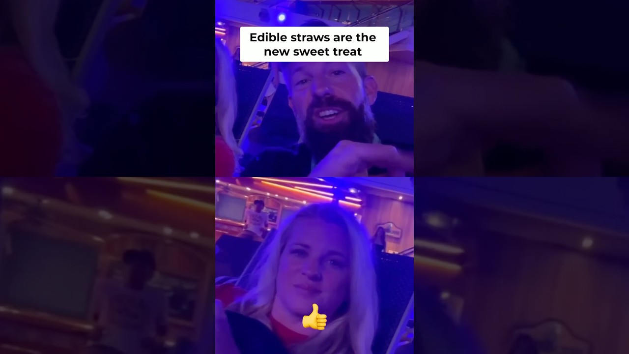You Won't Believe These Straws Are Edible! #shorts #surprise