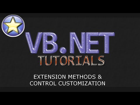 VB.NET Tutorial - Extension Methods / Custom Controls  (Visual Basic .NET)