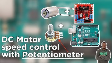 Controlling DC Motor with Arduino and L298N H Bridge  #arduino #robot