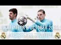 Thibaut Courtois & Andriy Lunin | Real Madrid: Goalkeeper Training | September & October 2021