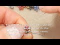 Basic 3-PRAW (three-sided prismatic right angle weave) bead weaving tutorial, sewing with beads