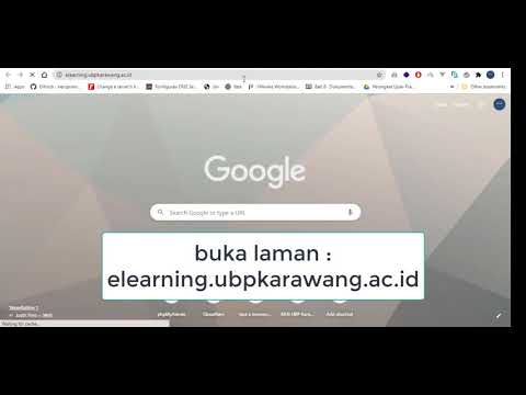 Login ke Elearning UBP Karawang (SIPT2)