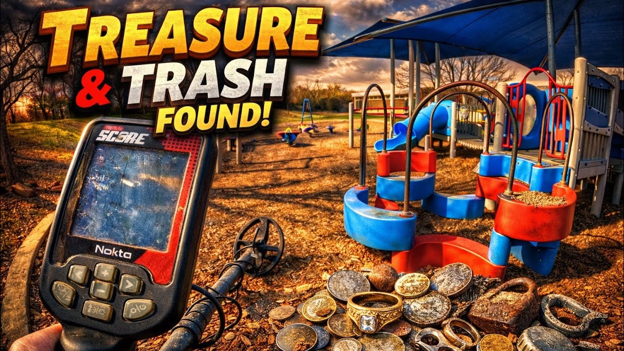 Live hunting a school tot lot with the Nokta Triple Score!