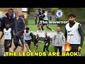 Jose Mourinho &amp; Diego Costa Join Chelsea Legends Training at Cobham!🔥Ramirez &amp; Petr Cech,Mikel