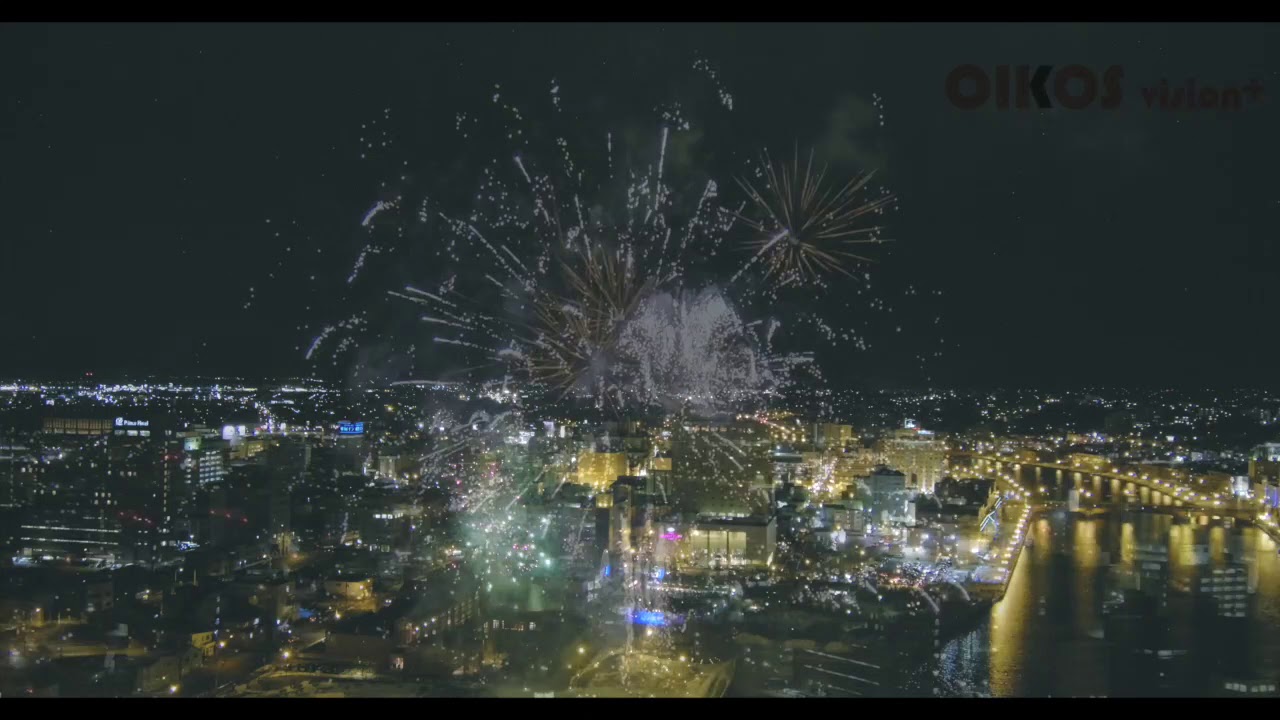 釧路 冬まつり 花火 空撮 釧路絶景 ドローン 北海道 Youtube