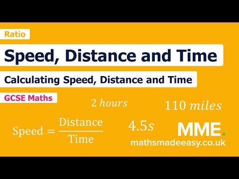 Speed Distance Time Questions, Worksheets and Revision