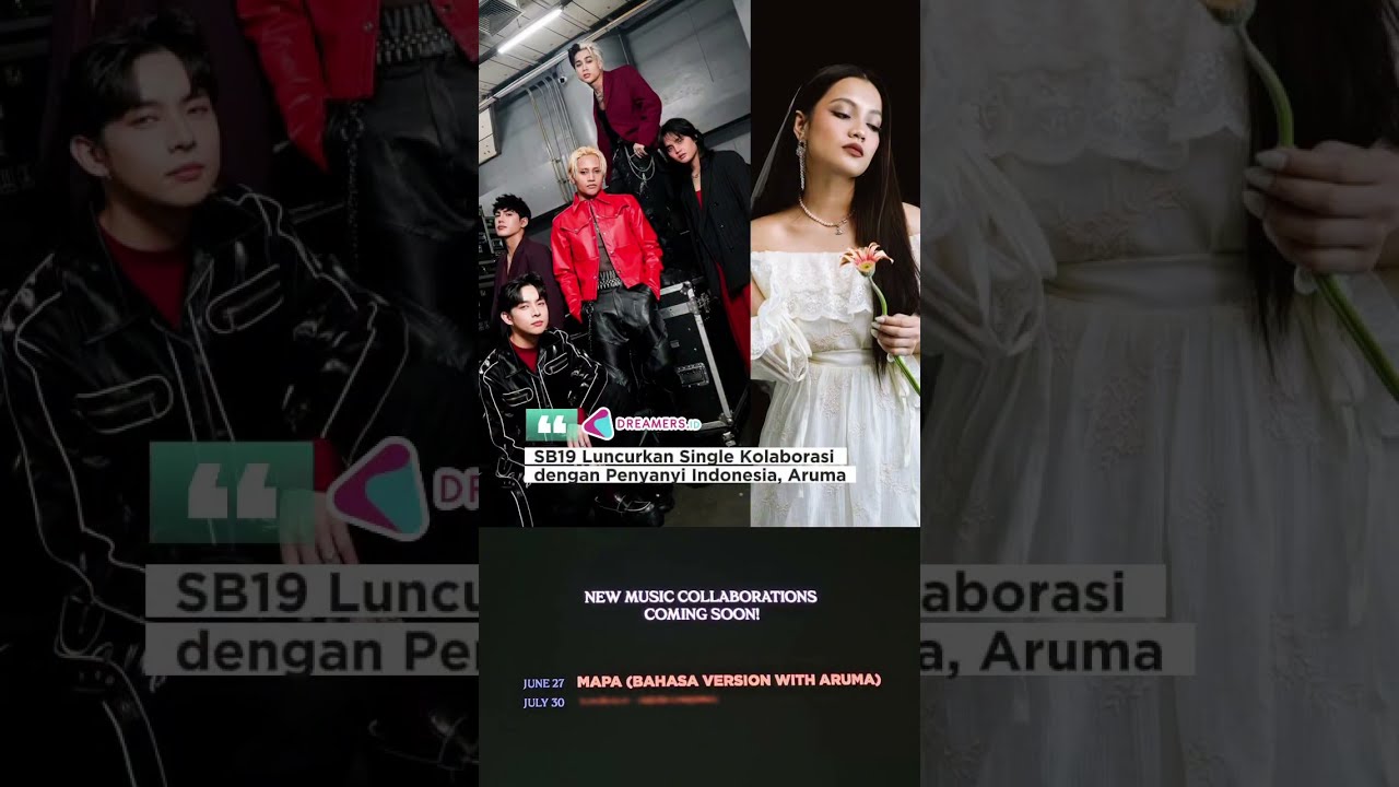 SB19 akan merilis single kolaborasi 'MAPA (Bahasa Version)' dengan solois Indonesia Aruma