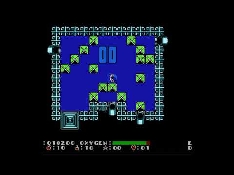 Developers Secret in Dash Galaxy in the Alien Asylum (NES)