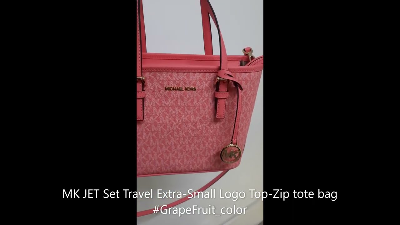 Jet Set Travel Extra-Small Logo Top-Zip Tote Bag