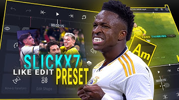 Slickx7 like full edit preset✅ | Alight motion XML  📌