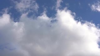 Fluffy Clouds Time Lapse Stock Video